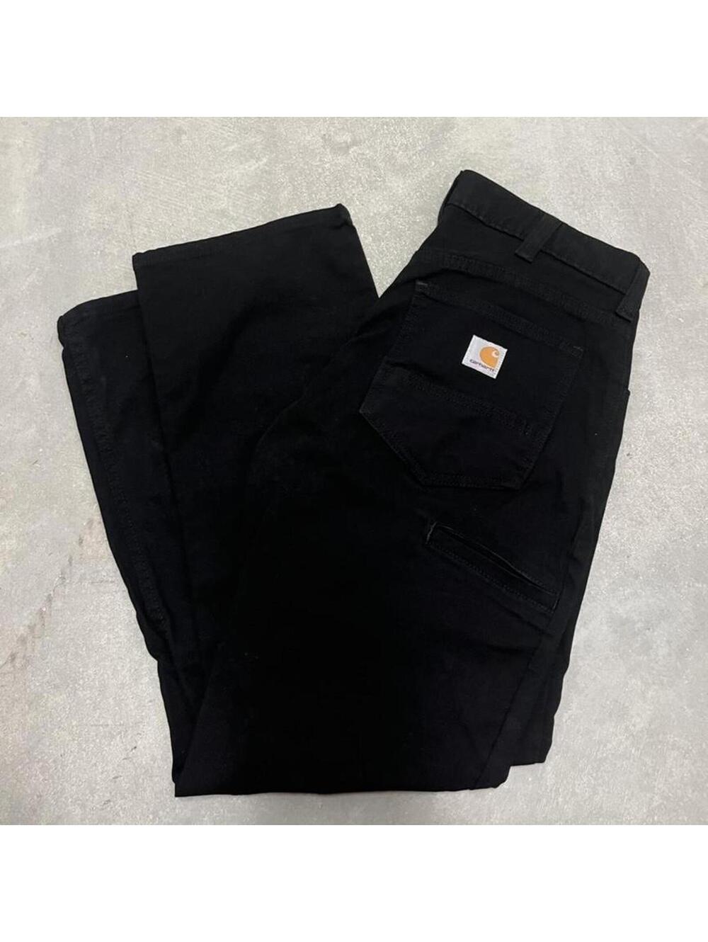 Carhartt Work Pants Black 32x30 Relaxed Fit Carpenter Streetwear